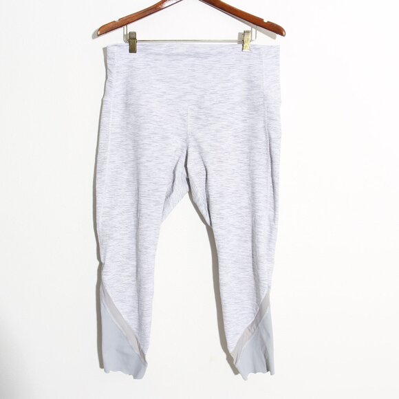 Lululemon Wunder Under Crop High-Rise *Roll Down Scallop Full-On Luxtreme 23" - Picture 2 of 14